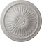 Ekena Millwork Alexa Ceiling Medallion (Fits Canopies up to 3"), Hand-Painted Ultra Pure White, 15"OD x 1 3/4"P CM14AXUWF - alternate 1